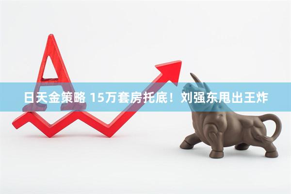 日天金策略 15万套房托底！刘强东甩出王炸