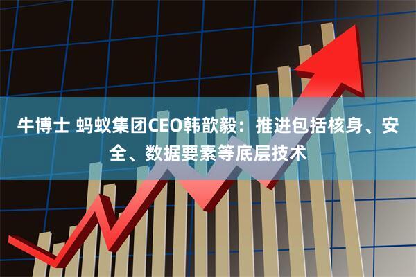 牛博士 蚂蚁集团CEO韩歆毅：推进包括核身、安全、数据要素等底层技术